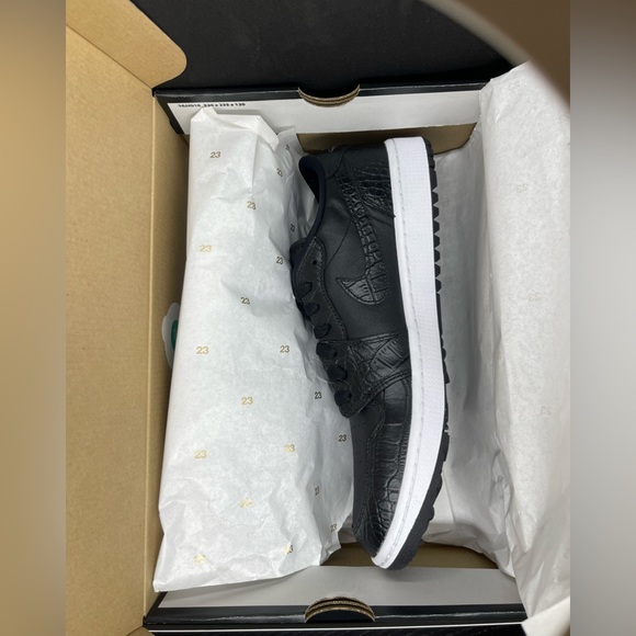 Air Jordan 1 Low G Black Croc DD9315-003 (2023) - Picture 8 of 9